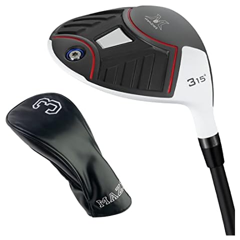 MAZEL Golf Fairway Woods with Graphite Shaft Cover