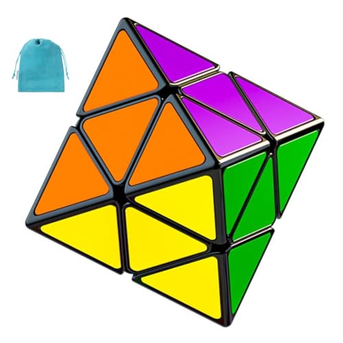 QY Skewb Diamond �y�|�[�`�t��/���K�i�z�X�L���[�u �_�C�������h �u���b�N �X�e�b�J�[���X ���̃p�Y�� (Skewb Diamond)