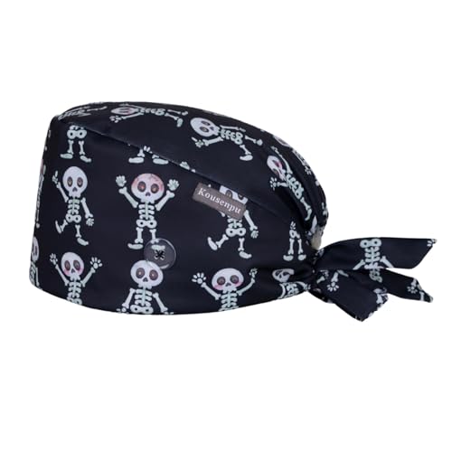 Image of Kousenpu Scrub Caps for Men, Adjustable Surgical Cap, Breathable Medical Hat for Doctors, Nurses & Healthcare Professionals