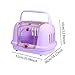 IEUDNS Pet Carrier Dog Kennel Ventilation Pet Supplies Lightweight Portable Dog Carrier for Dog Indoor Outdoor Camping Airline, Purple