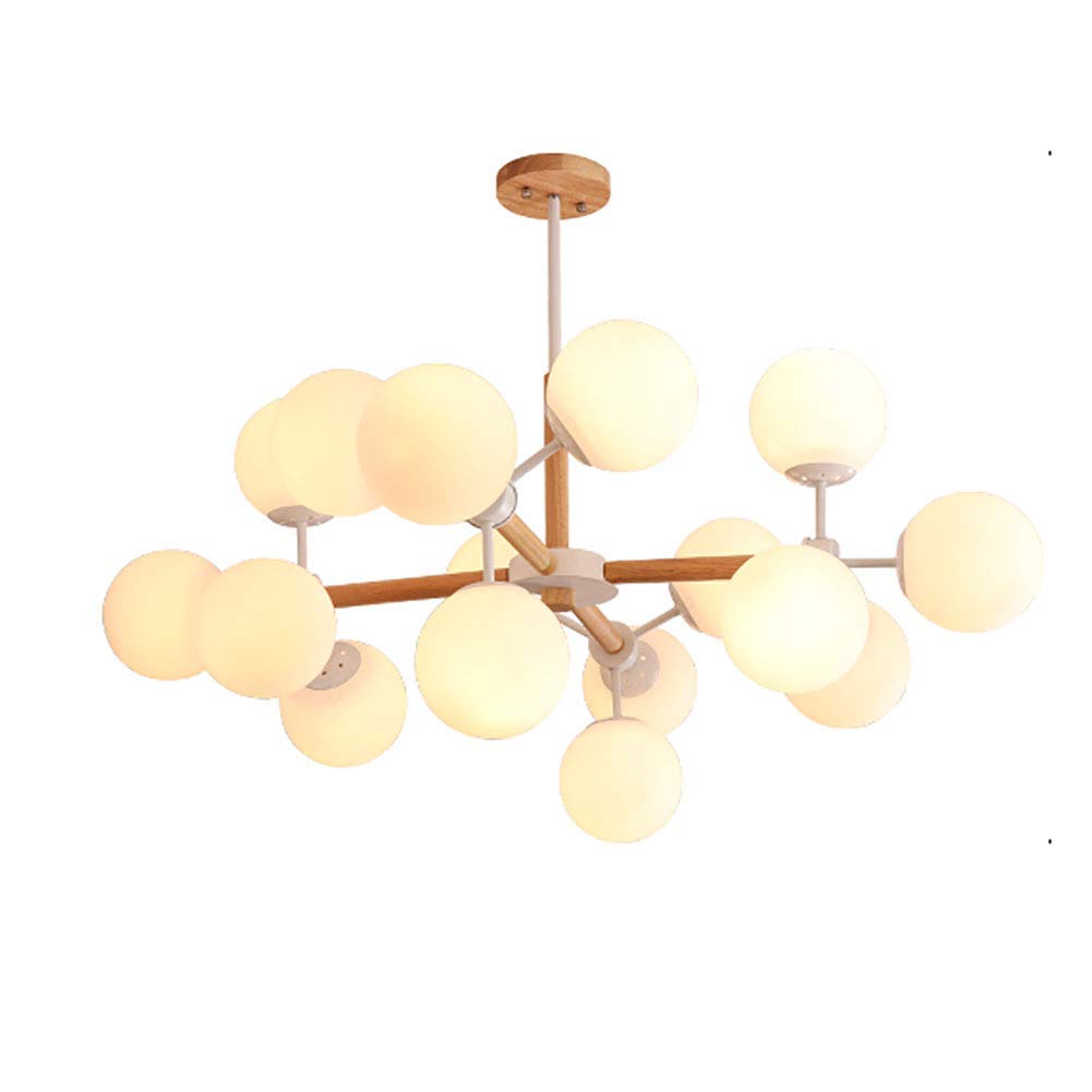 LYMSXAZOU Industrial Vintage 9Light Solid Wood Ceiling Fixture Retro Lighting for Kitchen Dining & Living RoomsStylish Blue Finish Perfect Home Decor