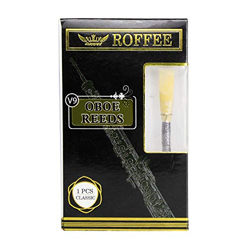 ROFFEE 1 pieza Oboe Hojas Oboe Cartel Reed V9 Modelo Profesional Medio Cover
