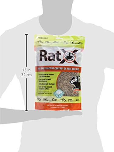 EcoClear Products%2C Inc 3-PoundBag Ecoclear Products Ratx 620102 Humane All-Natural Non-Toxic Rat an
