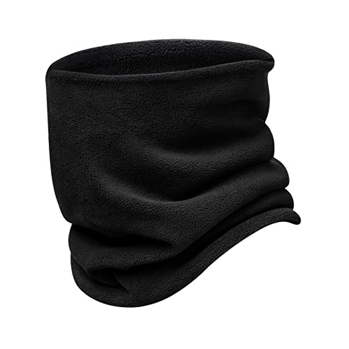 Oscenny Schlauchschal Halstuch,Doppelschichtiges,Sehr weiches,Elastisches Fleece für Winter,Kaltes Wetter,Skifahren, Radfahren,Motorrad Cover