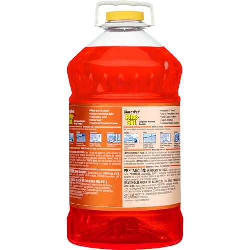image for CloroxPro Pine-Sol All Purpose Cleaner, Orange Energy, 144 Fl Oz (Pack