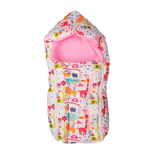 Neñolo Baby Carry Nest/C arry nest for Newborn Baby/Sleeping Bag & Carry Nest/Baby Carry Nest Bed/Age Upto 6 Months/Colour- [Pink]