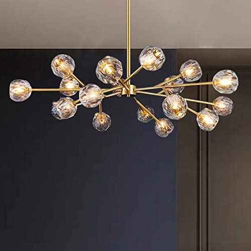 Chandelier branche d'arbre doré illumine votre salon chic - 3