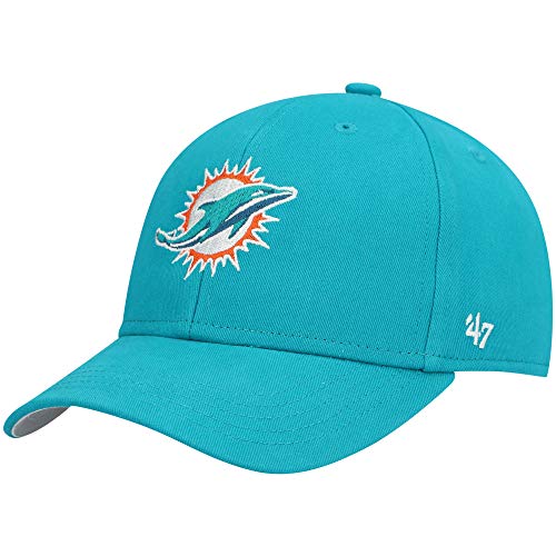 47 Toddler Teal Miami Dolphins Basic MVP Adjustable Hat