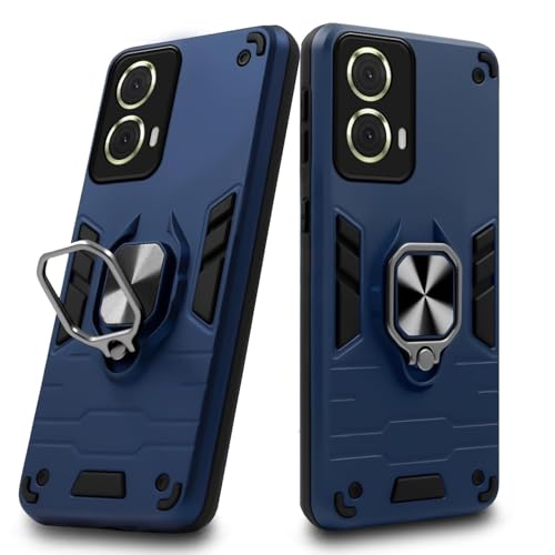 Image of AIBEX Armor Back Cover Compatible for Motorola G85 5G| Rugged Shockproof Case with Ring Holder & Kickstand | Military-Grade Protection | Magnetic Car Mount Compatible