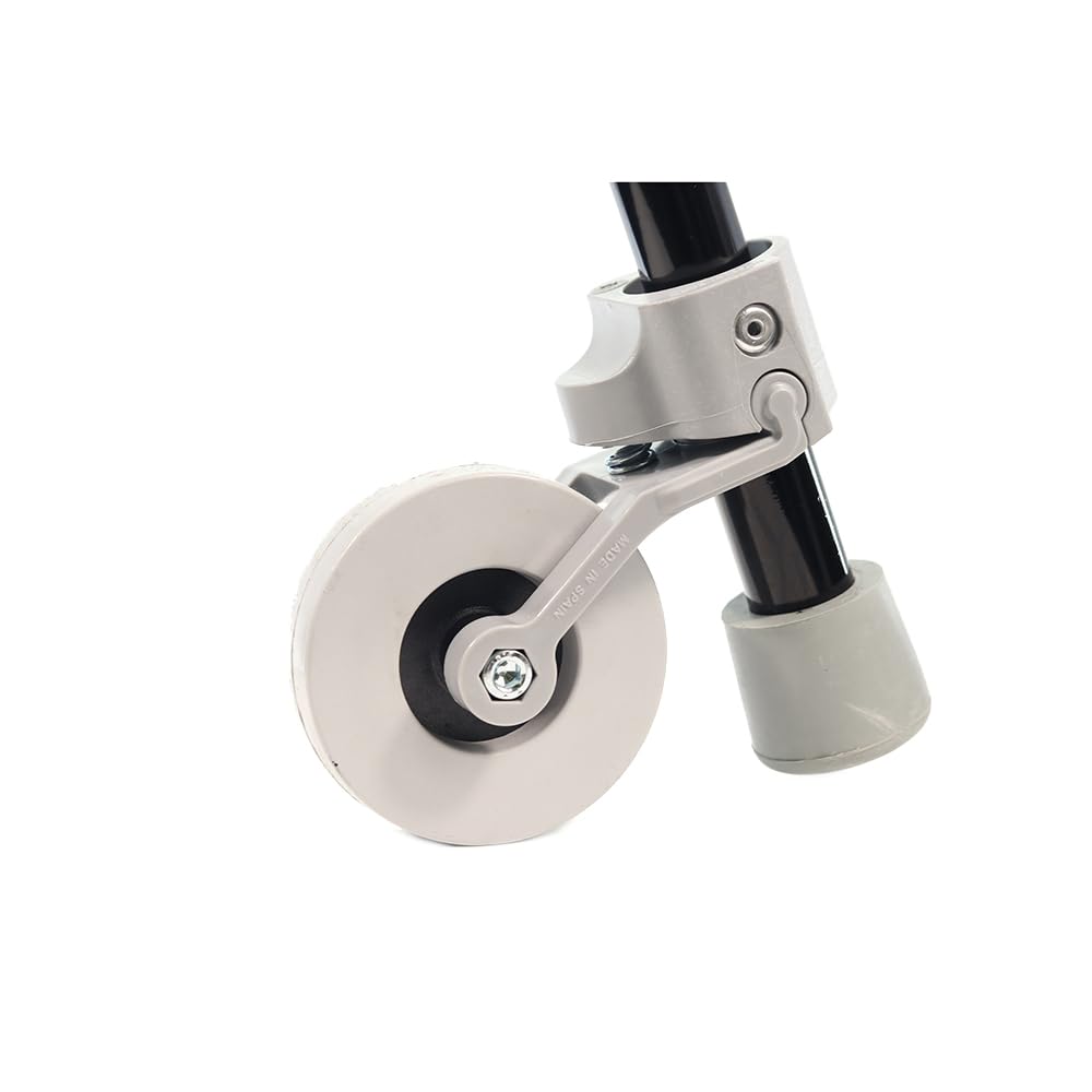 KIT DE RUEDAS TRASERAS PARA ANDADOR (ADAPTABLE A TUBOS DE 22, 25, 30 MM)