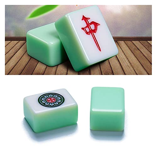 Juego de Mesa Mahjong 144 Piezas 40-42 mm Color Marfil miniatura 5