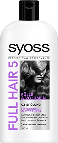 Syoss spuelung Full Hair 5, confezione da (6 X 500...