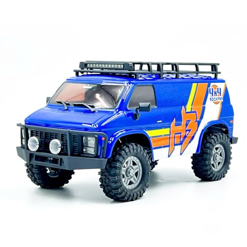 HOBBYPLUS CR18P EVO 2 RockVan RC Crawler - 1/18 Scale Mini RC Crawler with Two-Speed Transmission, All-Metal Gears, Evolved EVO Platform, Ready-to-Run, Distinctive Styling