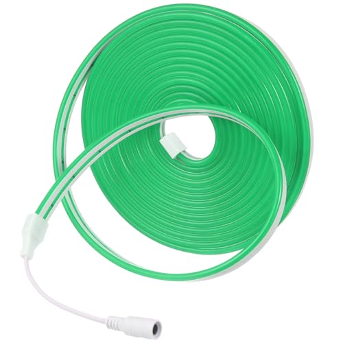 Tira LED flexible 5m con enchufe US color verde miniatura 1