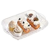 Genérico Bol Para Frutas,Fuente Rectangular Para Postres,Cesta Para Cuenco De Fruta - Para La Mesa Del Salón Y La Encimera De La Cocina Bodas Cumpleaños Y Días Festivos