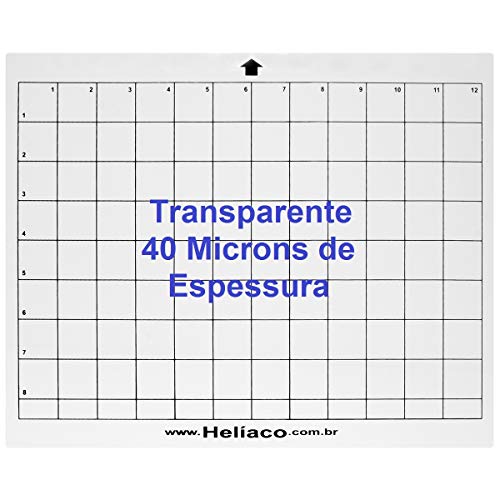 Kit 10 Bases de Corte Helíaco A4 Paisagem 40mm com Cola Compatível para Silhouette Cameo