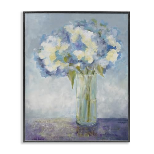 Hydrangea Bouquet Cottage Floral, 24 x 30 Inch Framed Giclée Print