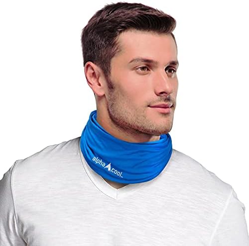 Miniatura 7 de Alphacool - Máscara de cuello de enfriamiento para máscara facial, máscara de polaina, bandana, bufanda, para protección caliente del verano, se