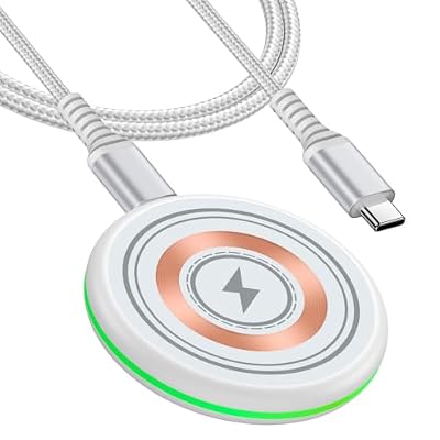 25W Magnetic Wireless Charger iPhone Magsafe Charger Fast Charging Pad for iPhone 17 Pro Max 17 Pro 17 17e 16 Pro Max 16 Plus 16 Pro 16 15 14 13 12, Samsung Galaxy S26 Ultra S26+ S26 S25 FE Edge S24