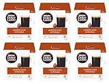 NESCAFÉ DOLCE GUSTO Americano Intenso x16 Coffee Pods (Pack of 6, Total 96 Capsules)