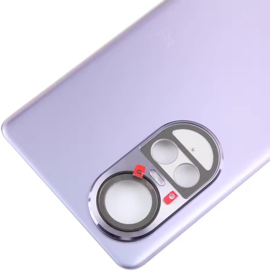 for Oppo Reno10 5G Back Glass Battery Door Cover Replacement, Rear Housing Case with Camera Lens, for Reno 10 5G CPH2531 CPH2535 Rear Glass Panel Back Cover Repair Parts