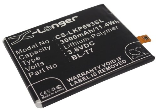 Rechargeable Battery 3000mAh For LG BL-T7, F320, D805, D802TA, P693, F320K, D800, G2 L-01F, DS1203, VS980