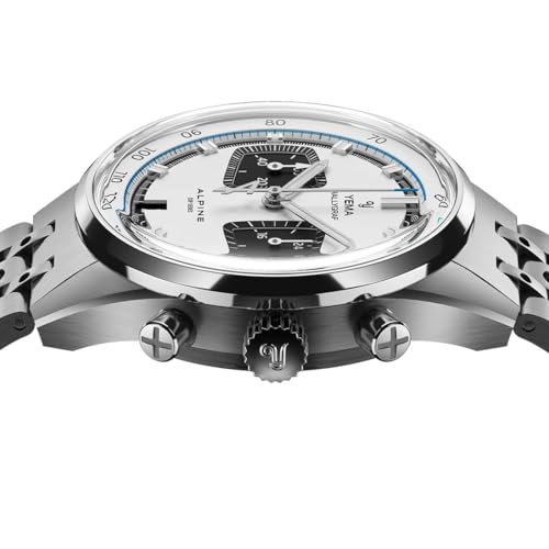 YEMA Rallygraf Alpine chronographe hybride méca-quartz date - 2