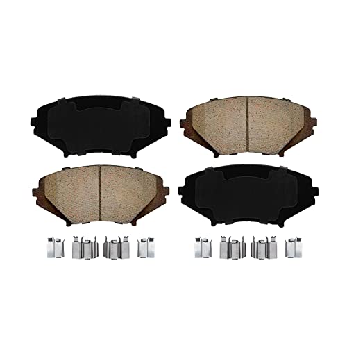 Image of Detroit Axle - Front Ceramic Brake Pads Replacement for 2004-2011