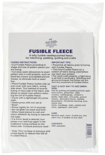 HTC 5223 Fusible Fleece, 91 x 55 cm, branco