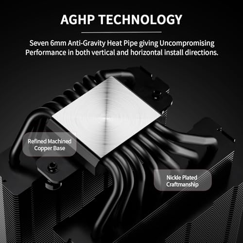 Image of Thermalright Phantom Spirit 120 Vision EVO CPU Cooler with 3.95-in 480x480 Resolution Display LCD Screen, PC Cooling for LGA1700 /1851 /1150 /1151, AM4 /AM5, High Performance Radiator - Black