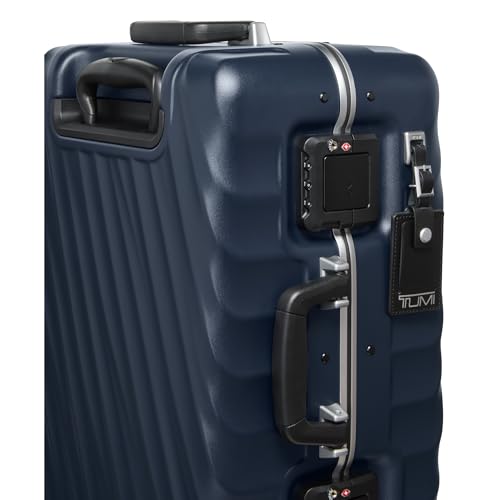 TUMI International 4 Wheel Carry On Suitcase, Navy Texture, Blue, One Size4