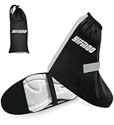 YIFMOO Schuhüberzieher Wasserdicht, Überschuhe Regenschutz Fahrrad Mit reflektierendem und verste...