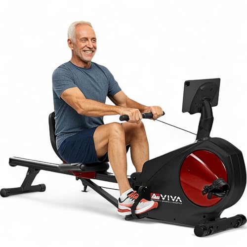 AsVIVA RA6 Liegeergometer & Rudergerät 2in1 – klappbarer Heimtrainer mit...