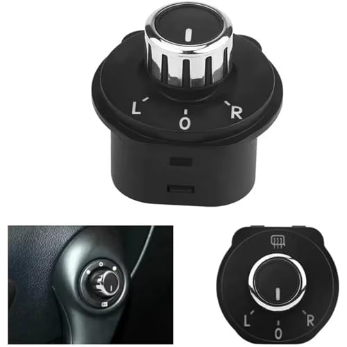 Bouton de réglage du rétroviseur Polo 6R idéal pour ajuster vos angles morts