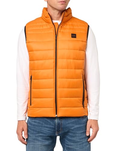Image of BOSS Men's Lightweight Nylon Patch Logo Puffer Vest