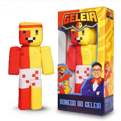 Boneco de Pelucia Geleia Articulado 32cm Youtuber Streamer Cosmo Kids GLA0010