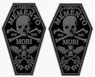 Memento Mori Vinyl Waterproof Sticker .Printed with only highest qualities to ensure a long lasting product while maintaining a light-weight and slim design. Indoors and Outdoors use. Easy to stick. Slim and lightweight with UV coating. Safe and Non-...