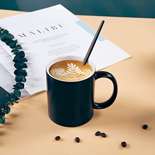 Cutiset 11 Ounce Color Changing Ceramic Mug,Sublimation Mugs,Black And White Ceramic Mug, Magic Mug Heat Sensitive Coffee Mugs Heat Changing Mugs,Diy Cups,Tazas Magicas Para Sublimacion Set Of 6 #TOP5