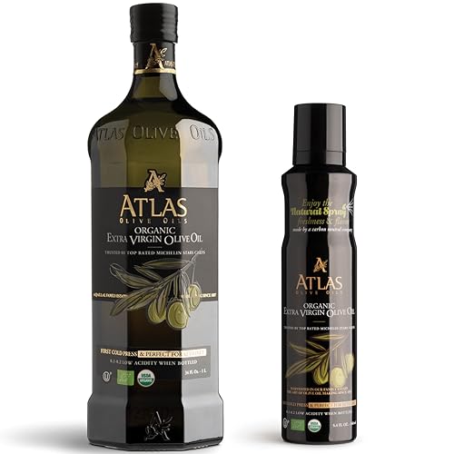 Atlas Extra Virgin Olive Oil and Cooking Spray Bundle