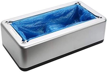 HLL Automatic Shoe Cover Dispenser with 100Pc Disposable Plastic Boot Shoe Cover,H002D