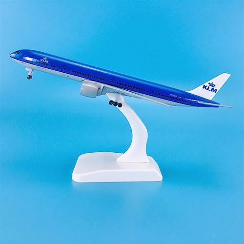 Modelos de aviones Boeing B777-300 de 18,5 cm para decorar vitrinas 2