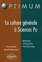 Download Epreuve culture générale à l'entrée de sciences PO PDF