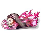 2-Pack Nezuko Attack Vinyl Decal Sticker JDM Japanese Kawaii Anime Bumper Window Laptop UV & Water Resistance Racing Drift