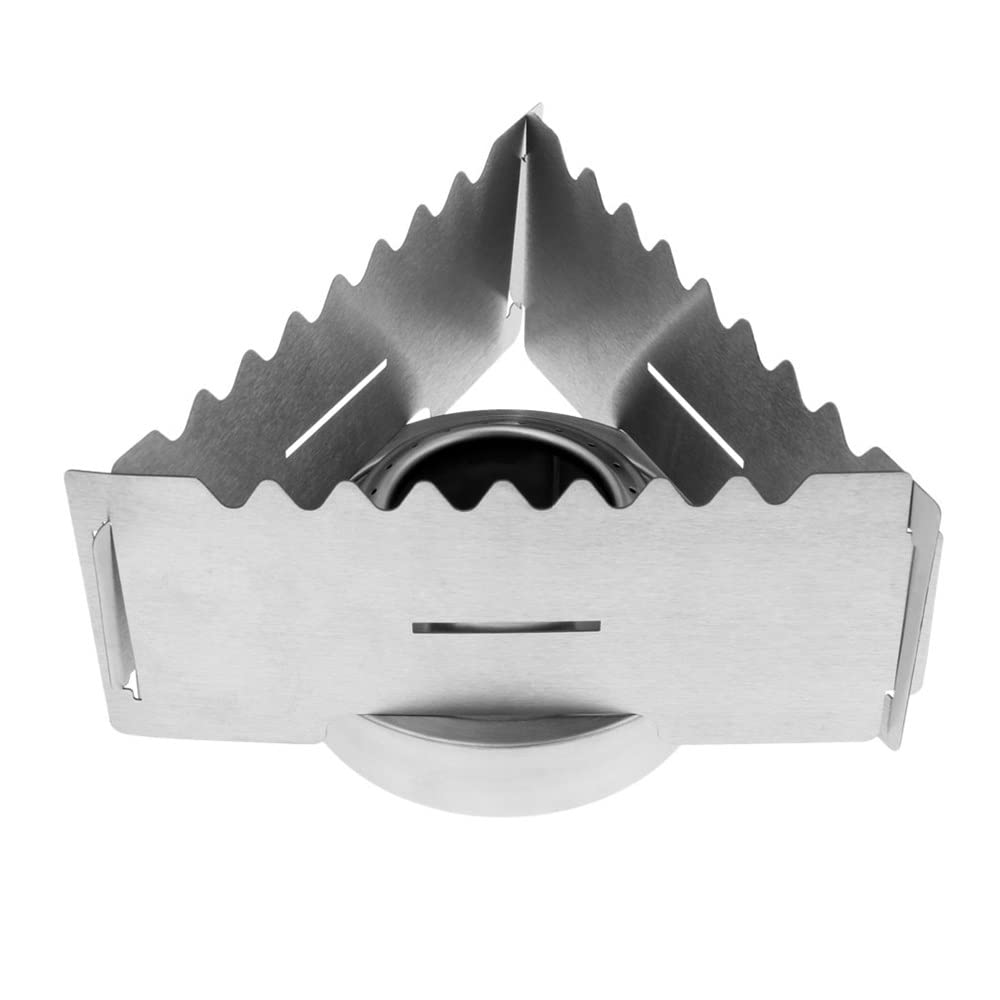 Backpacking Stove Spirit Burner Portable Ultralight with Foldable Rack Outdoor Cooking Equipment