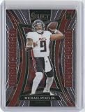 2024 Panini Select #21 Michael Penix Jr. Turbocharged Football Card