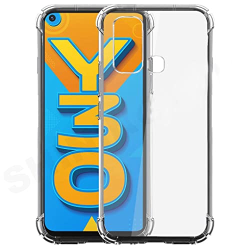 Image of COVERBLACK Rubber Silicone Back Cover for Vivo Y30 - Transparent