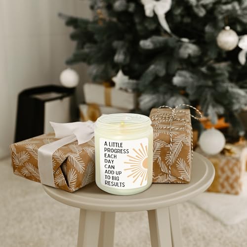 Inspirational-Gifts-for-Women-Teen-Girls-Inspirational-Sunshine-Lavender-Candle-Motivational-Engagement-Gifts-for-Women-a-Little-Progress-Each-Day-Can-Add-Up-to-Big-Result-Scented-Candles