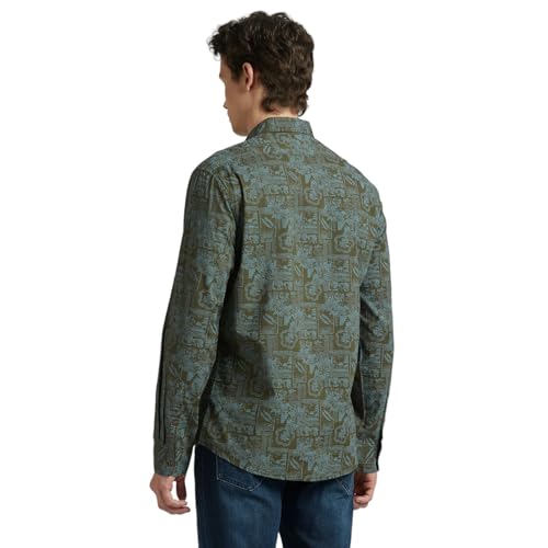 Image of Pepe Jeans Men's Casual Shirt | Trendy Printed Shirt for Men| Regular Fit | Full Sleeve | Available in Plus Size, Cotton