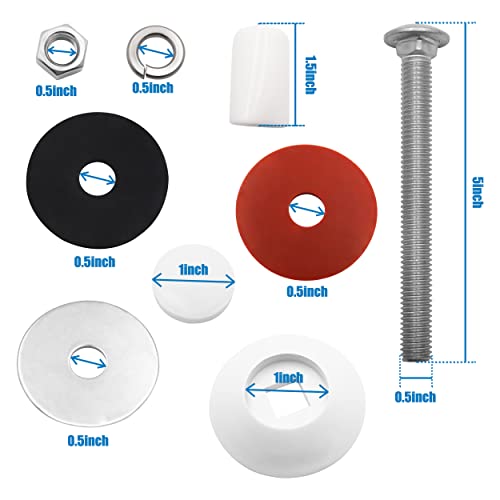 Db-Tb-M White Diving Board Mounting Kit Replacement For Two Hole Residential Diving Boards #TOP2