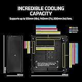 CORSAIR 9000D RGB AIRFLOW Super Full-Tower PC Case – Fits up to 18x 120mm, 7x 140mm, or 4x 200mm Fans – InfiniRail™ Fan Mounting – iCUE LINK System Hub Included – No Fans Included – Black - Image 5